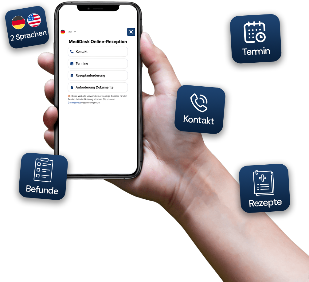 MediDesk Digital Rezeption App